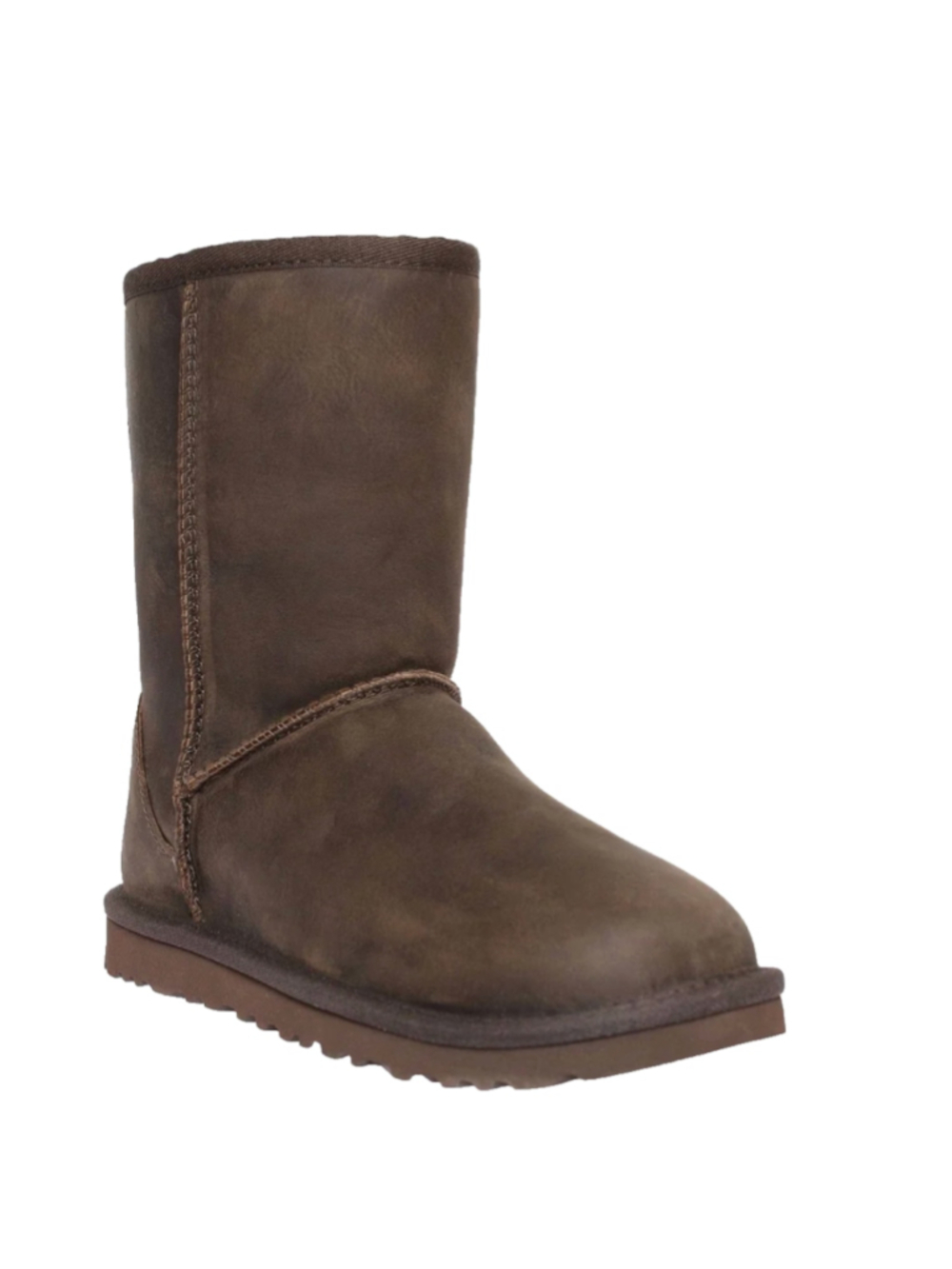UGG Classic Short Leather jBrownstone Boots style 1016559 in size 8